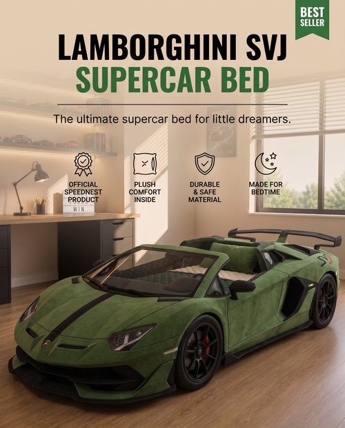 SpeedNest™ - Kids SuperCars bed